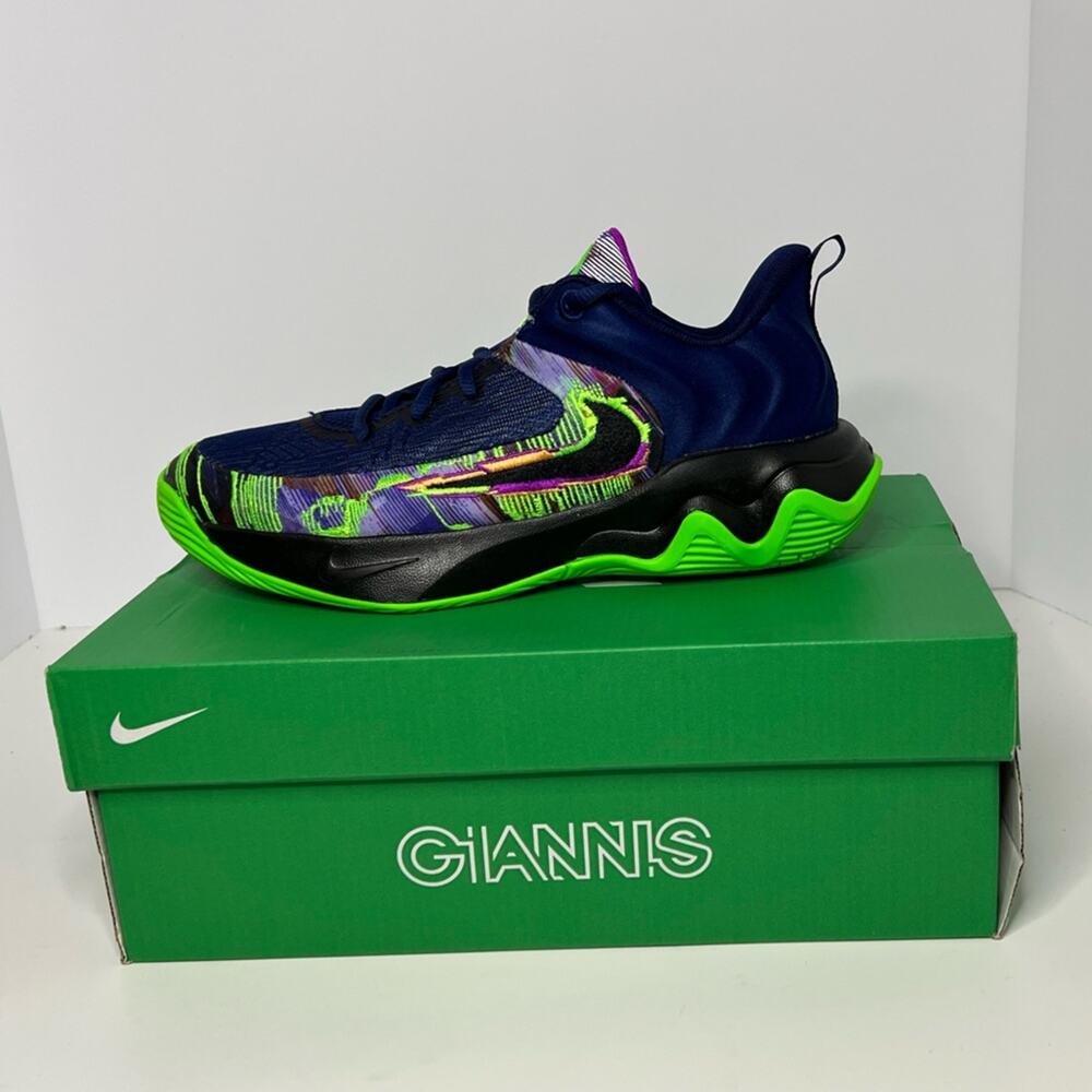 Nike Kids Sneakers - Blue and Green